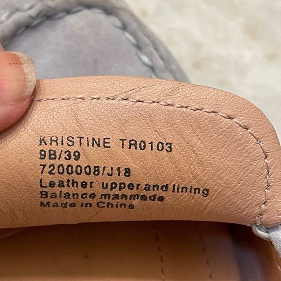 Taryn Rose “Kristine” baby blue suede Loafers Sz 9 - Picture 4 of 8